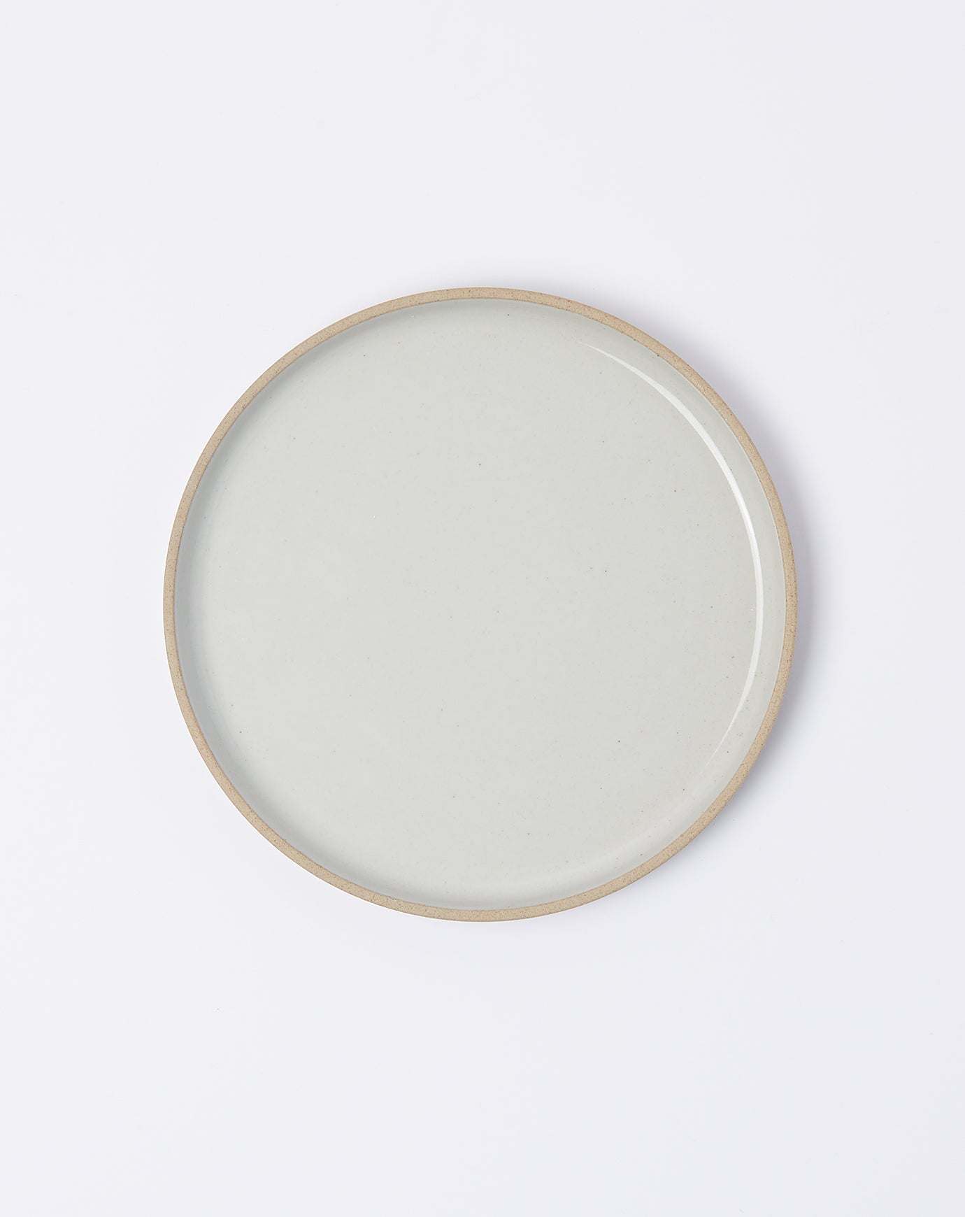 Hasami Porcelain Plate in Gloss Grey