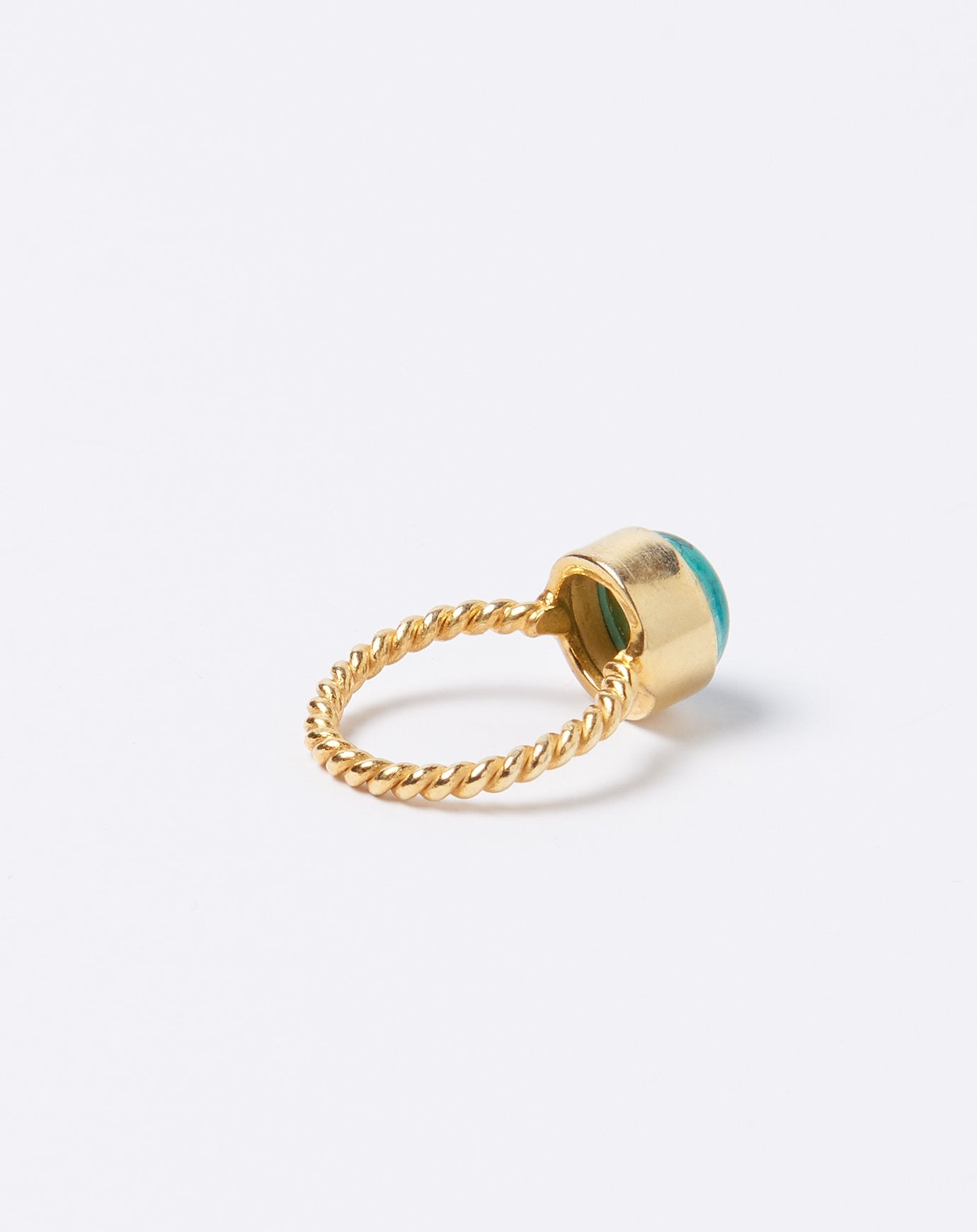 Ida James Twisted Giza Ring in Turquoise