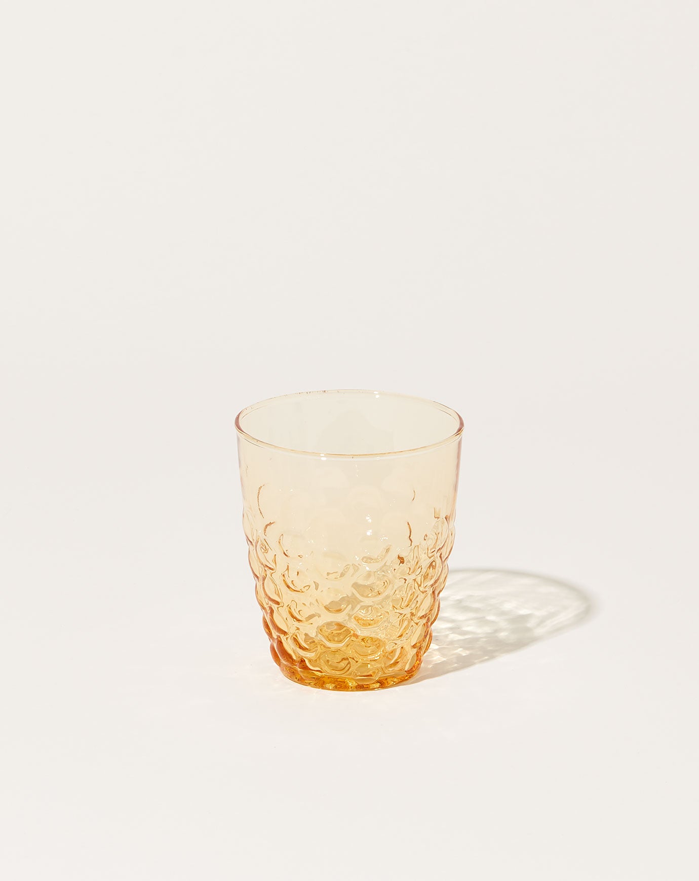 il Buco Vita Honeycomb Patterned Tumbler in Amber