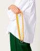 Ina Seifart Big Perlen Long Keyholder in Neon Yellow
