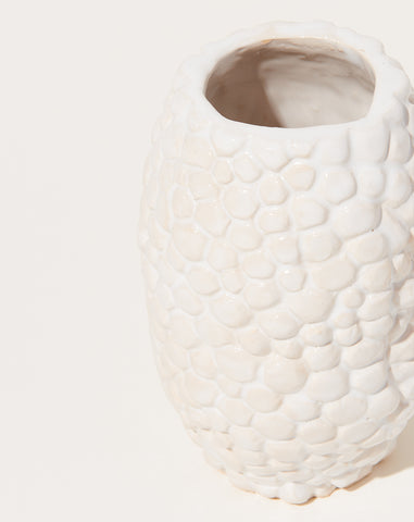 Oval Bumpy Vase