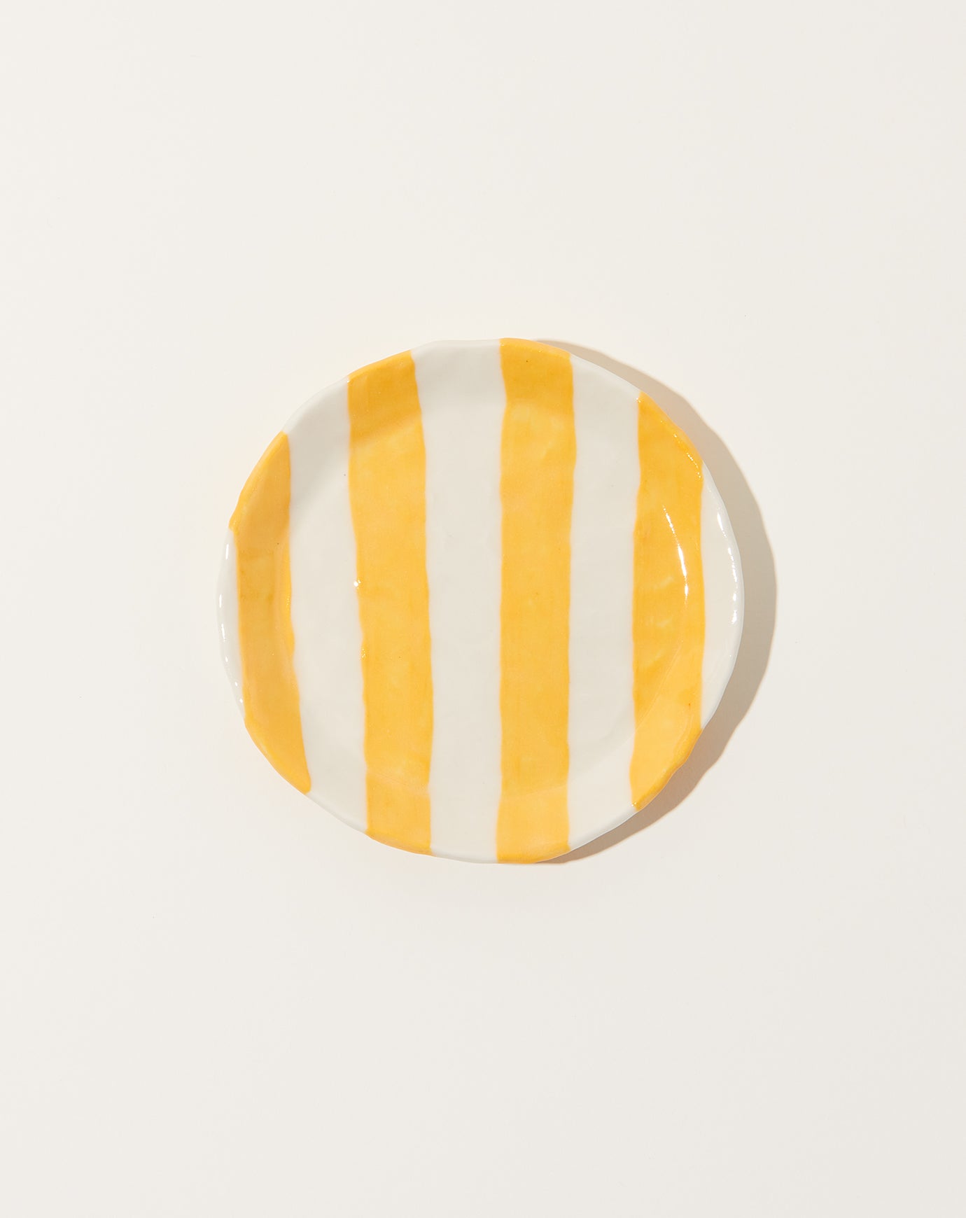 Isabel Halley Ribbon Plate in Goldenrod
