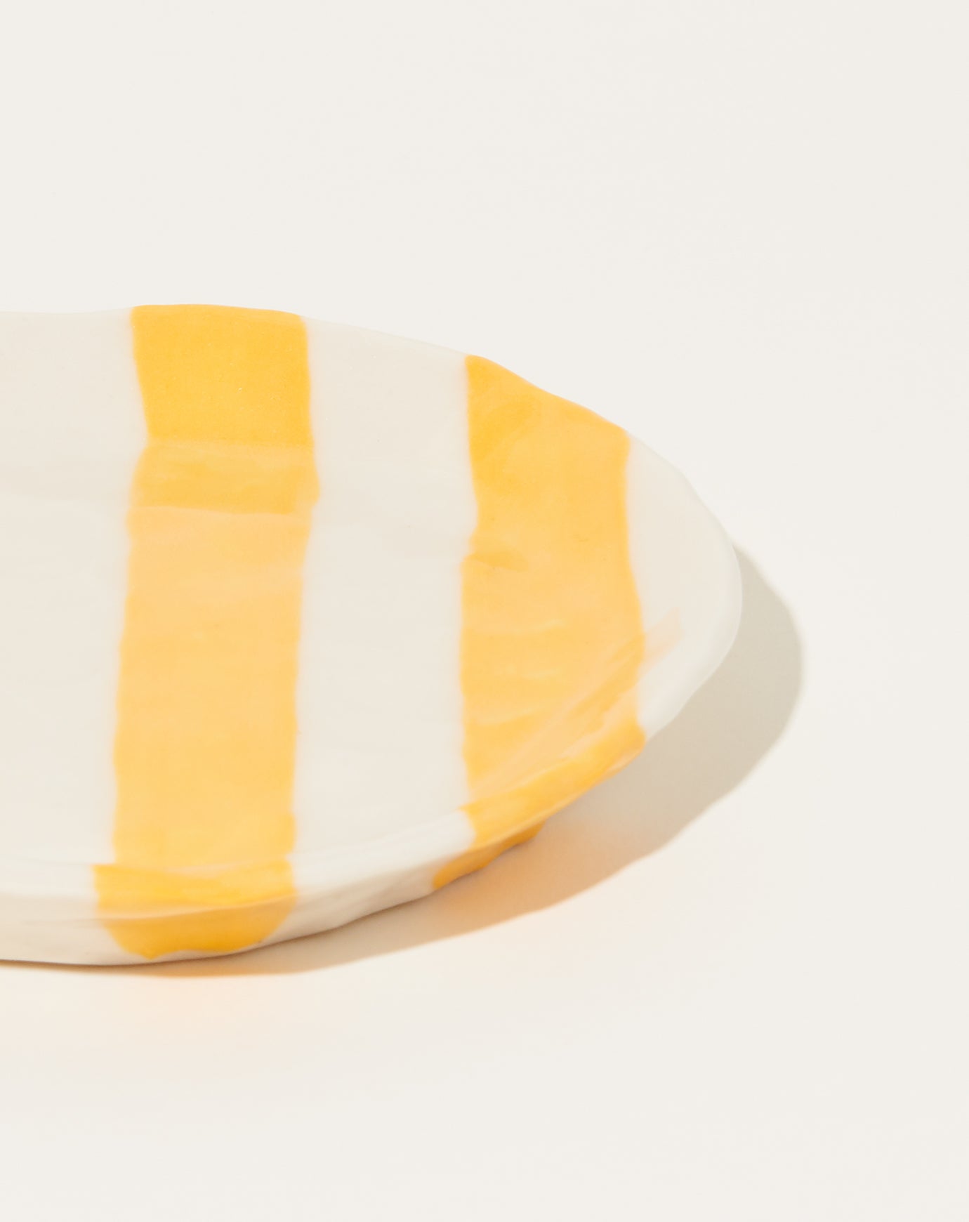 Isabel Halley Ribbon Plate in Goldenrod