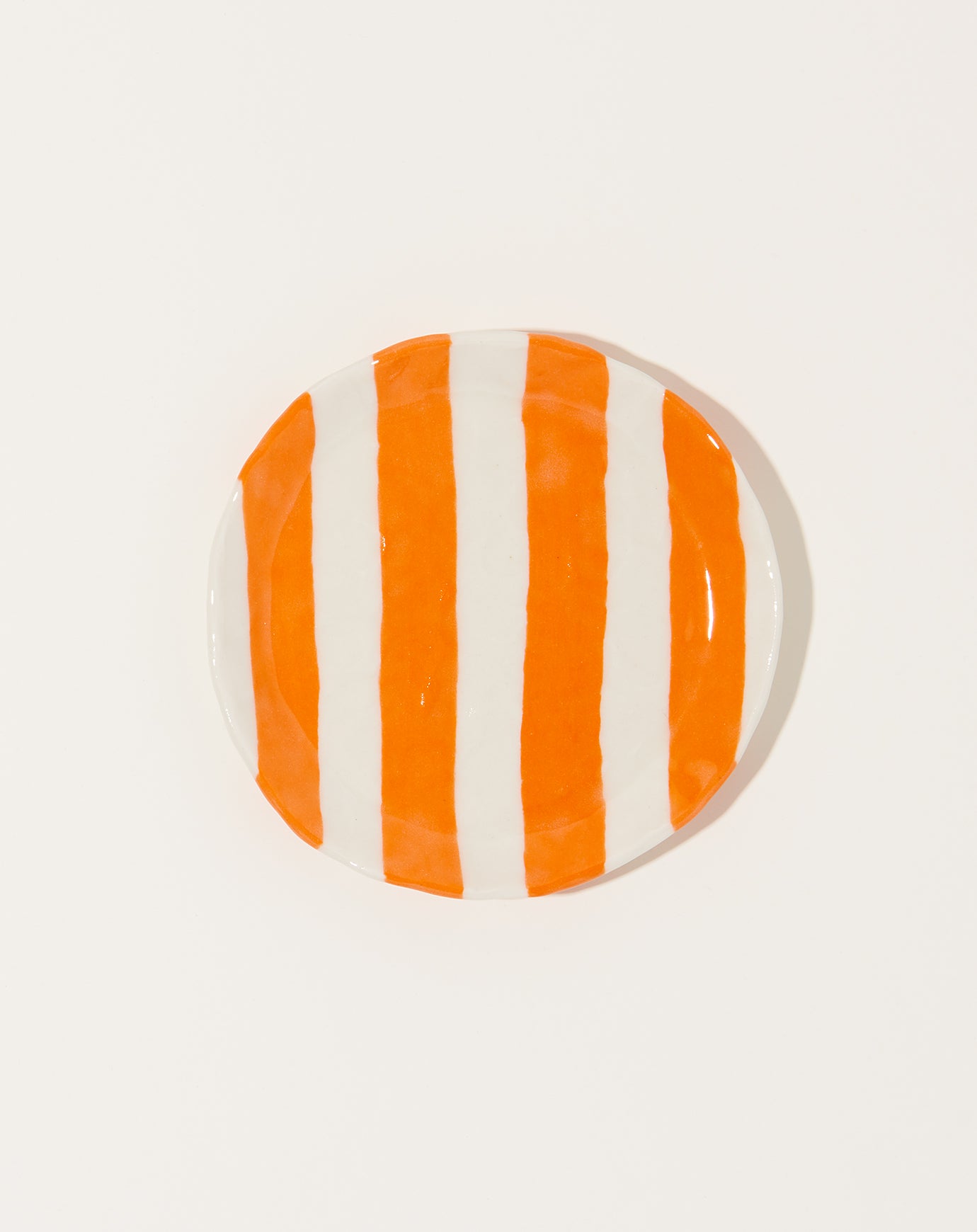 Isabel Halley Ribbon Plate in Orange