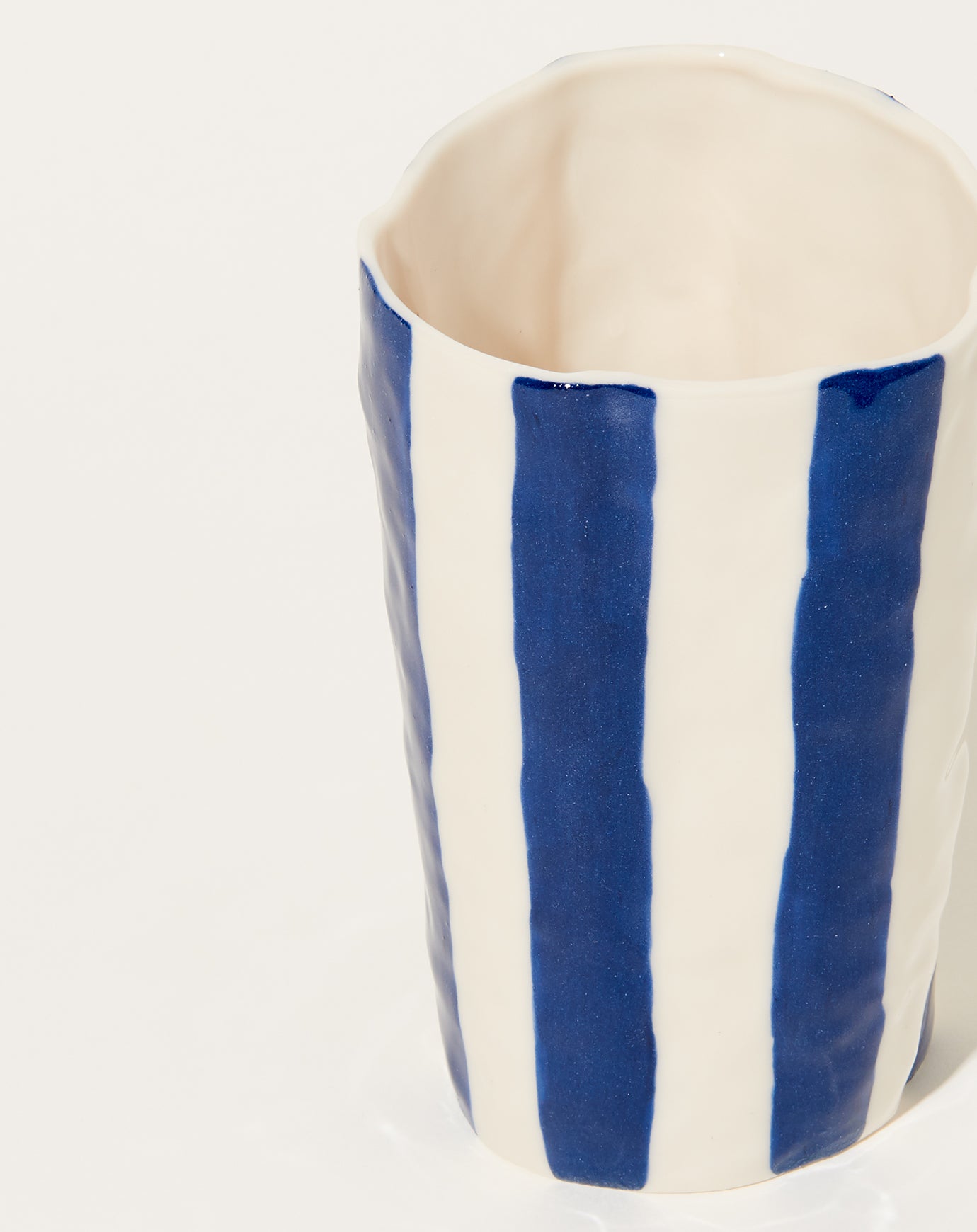 Isabel Halley Water Cup in Blue Stripes