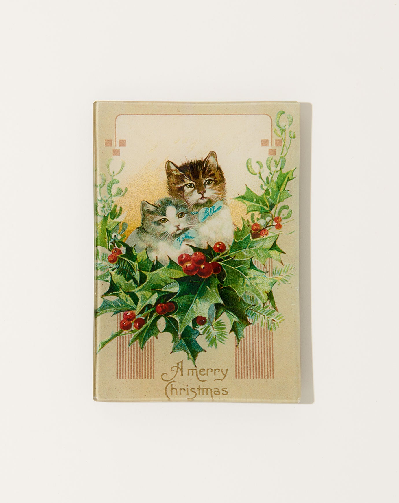 John Derian A Merry Christmas (Kittens) Mini Tray