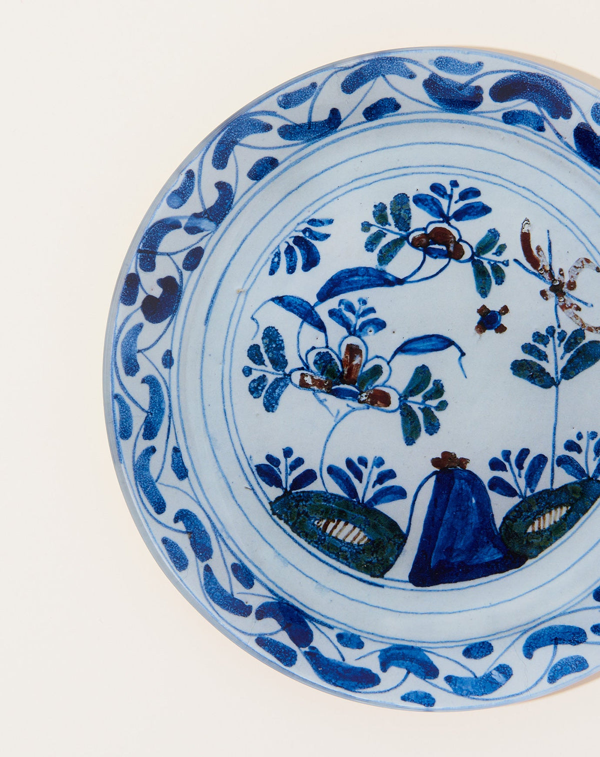 Delft 6 8 Round Plate John Derian Covet Lou Covet Lou delft-6-8-round-plate-john-derian-covet-lou-covet-lou