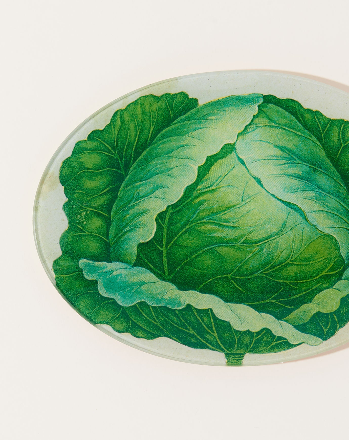 John Derian Scrapbook Cabbage Oval Plate