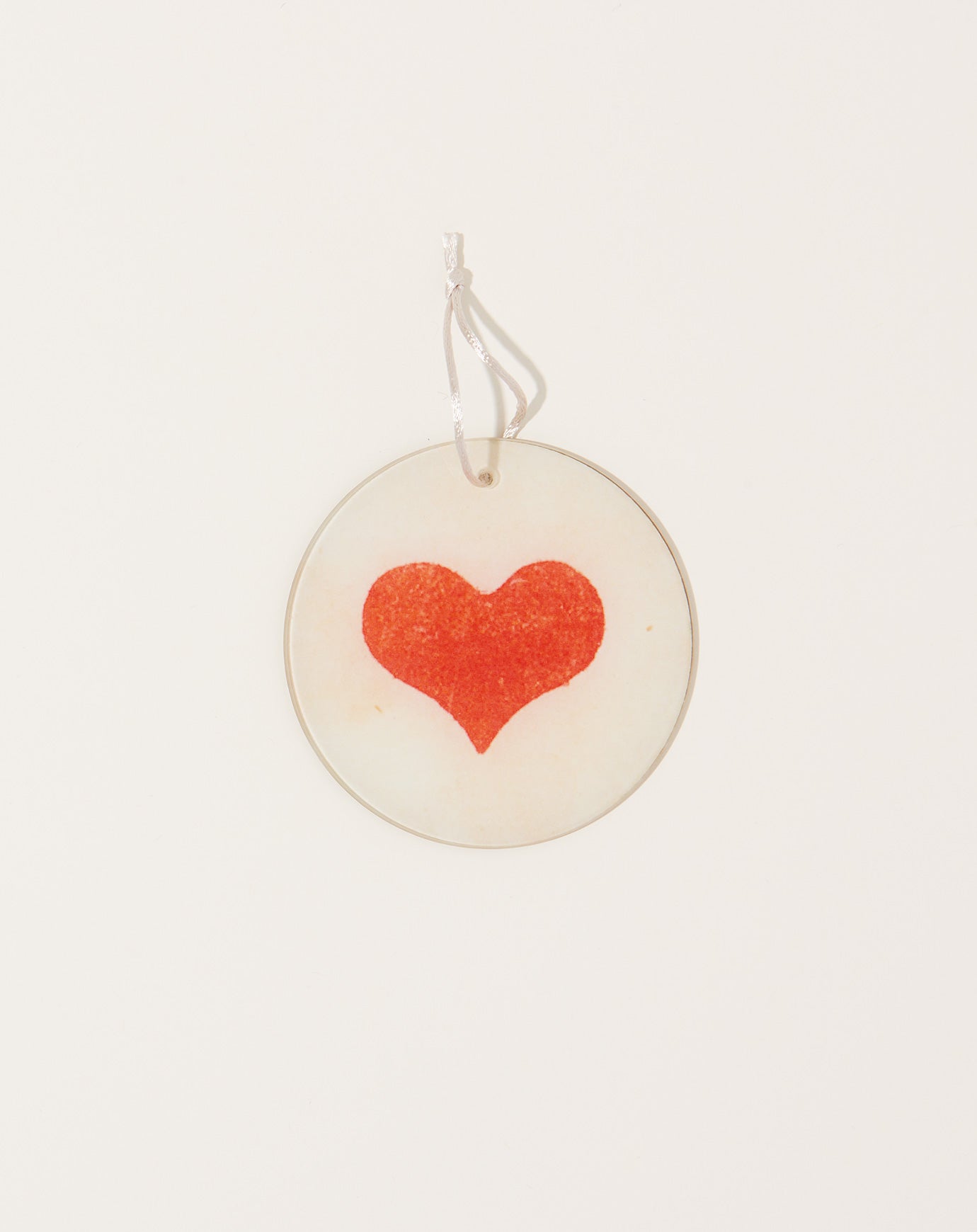 John Derian Wide Heart Ornamental Charm