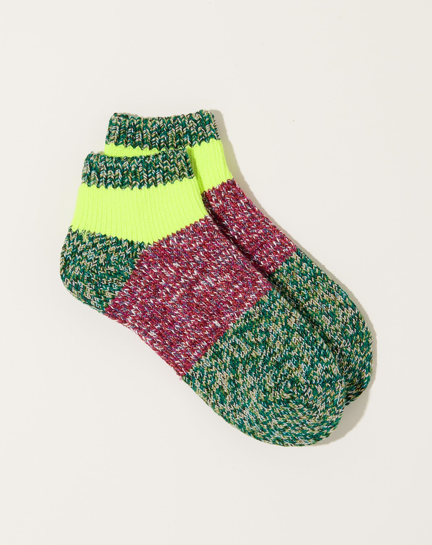 Kapital 56 Yarns GOGH Grandrell Ankle Socks in Green
