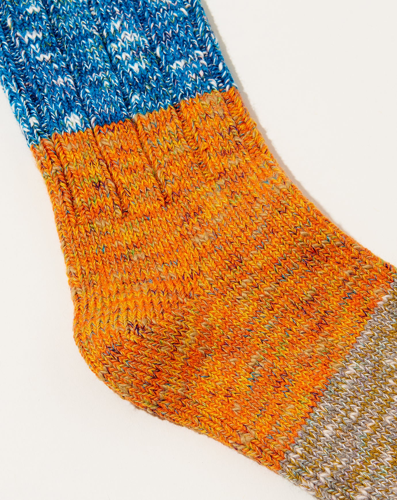 Kapital Gogh Stretch Socks in Orange