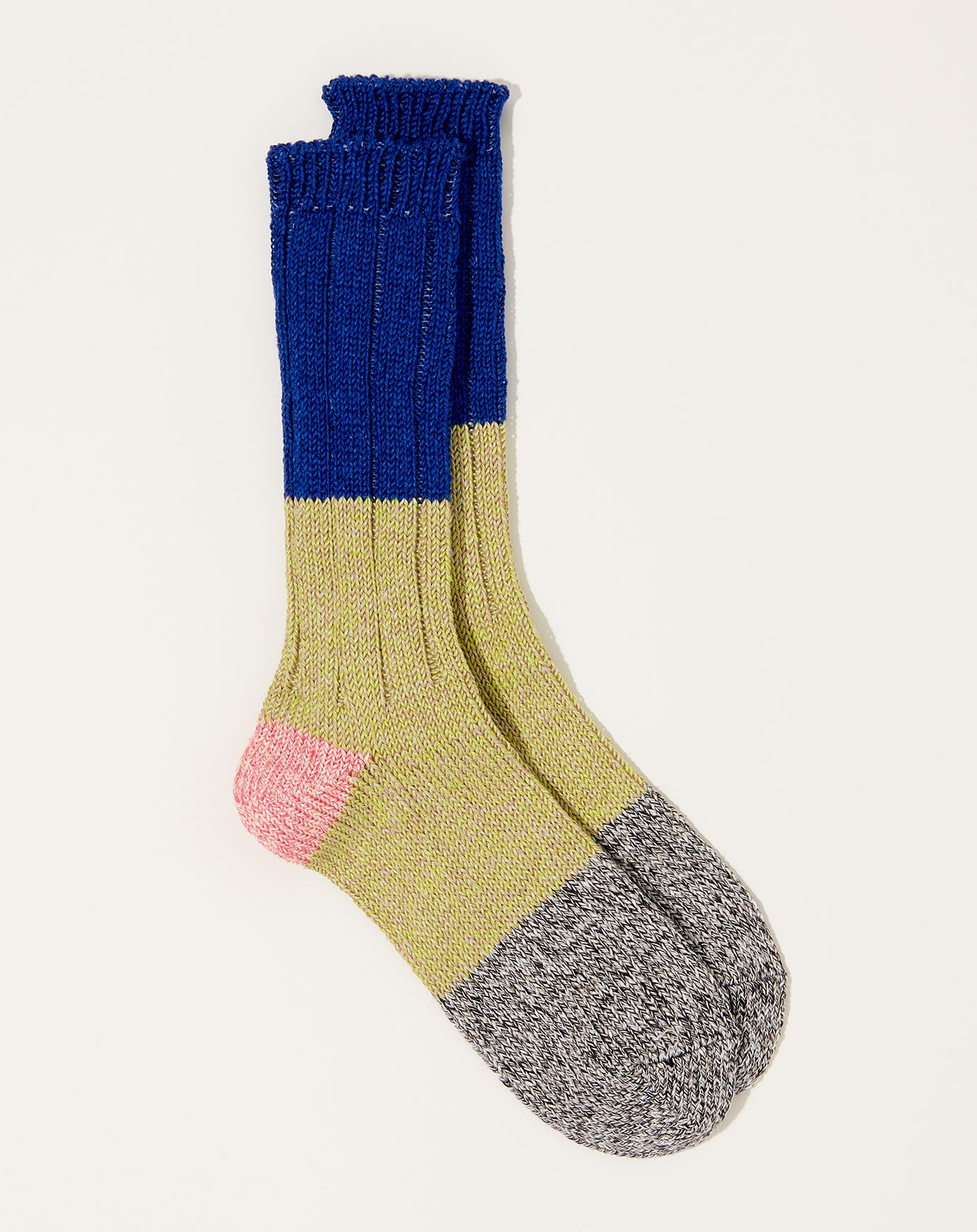 Kapital 56 Yarns Linen Grandrelle Socks in Blue