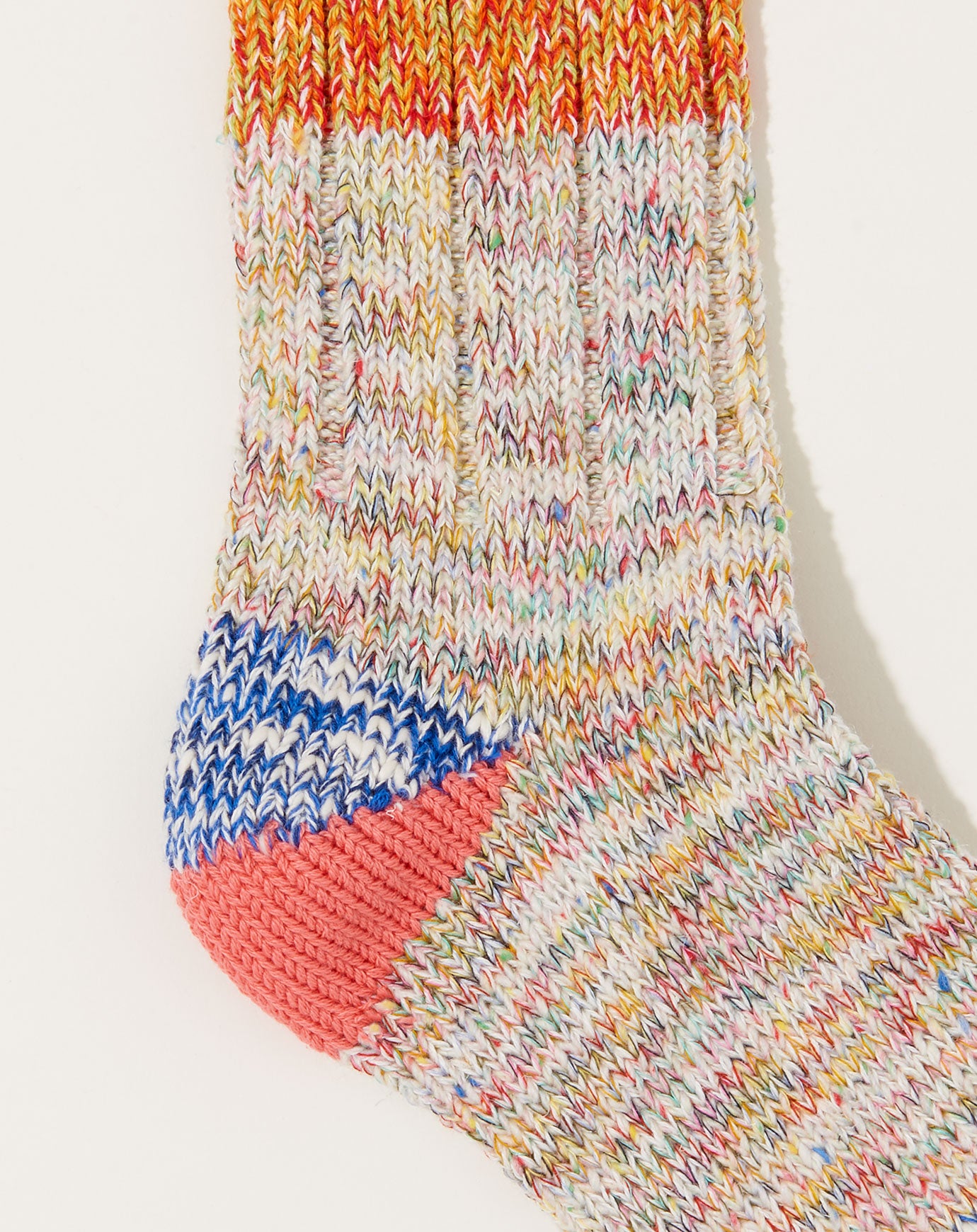 Kapital 56 Yarns 2 TONES HEEL Socks in Blue