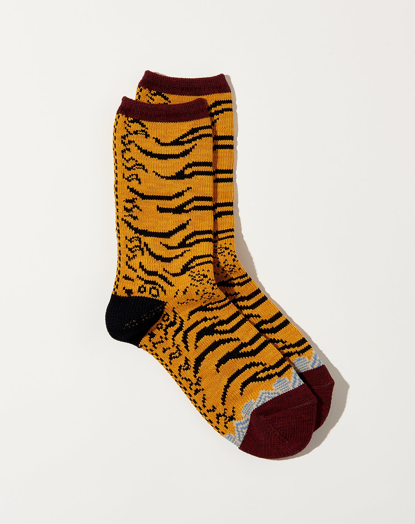 Kapital 84 Yarns Nepal Tiger Socks in Yellow