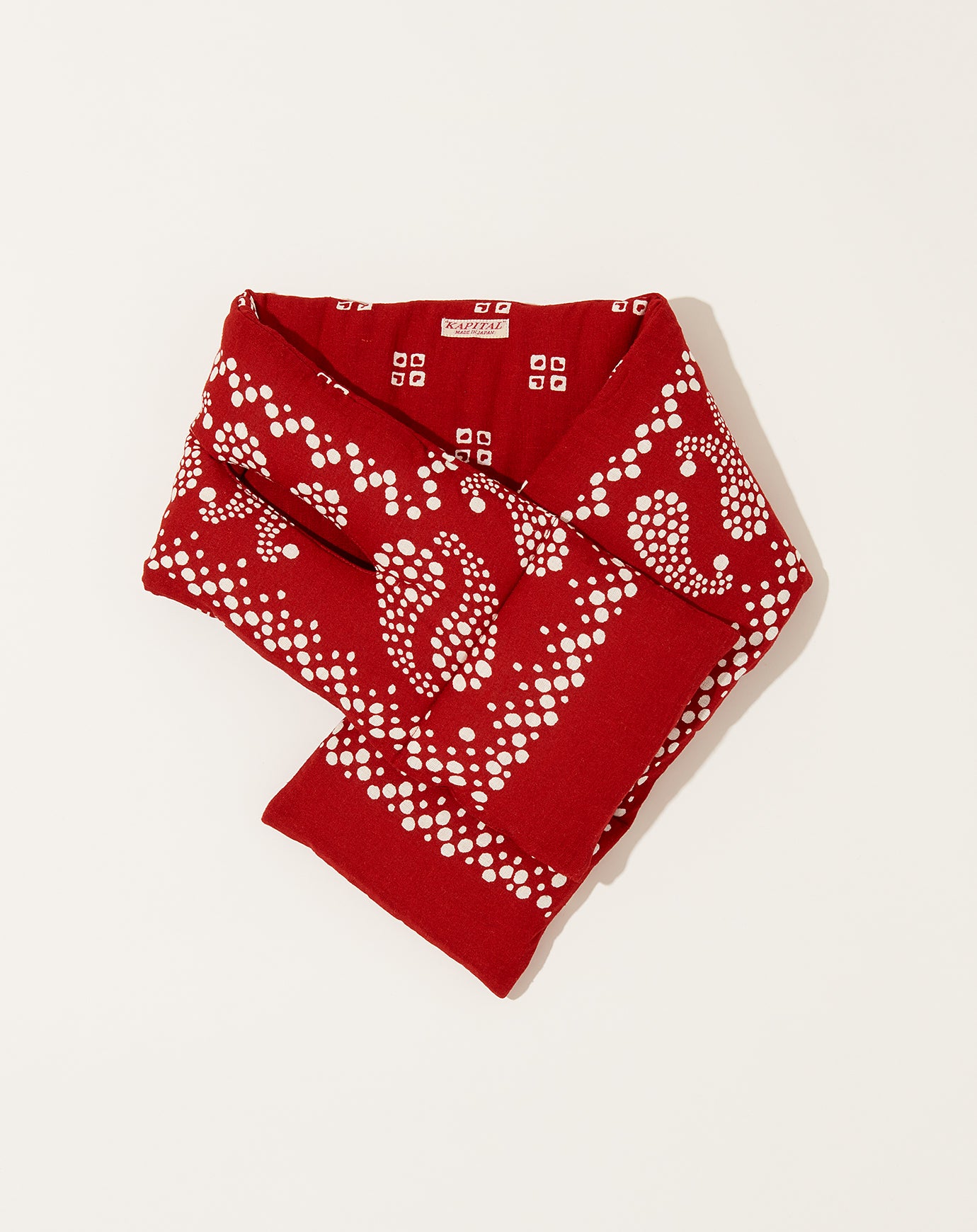 Kapital Bandana Kesa Scarf in Red