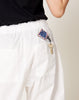 Kapital Combed Burberry Cotton EASY-BEACH-GO Pants in White