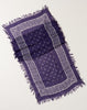 Kapital Fringe Bandana Stole in Purple