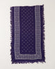 Kapital Fringe Bandana Stole in Purple