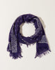 Kapital Fringe Bandana Stole in Purple