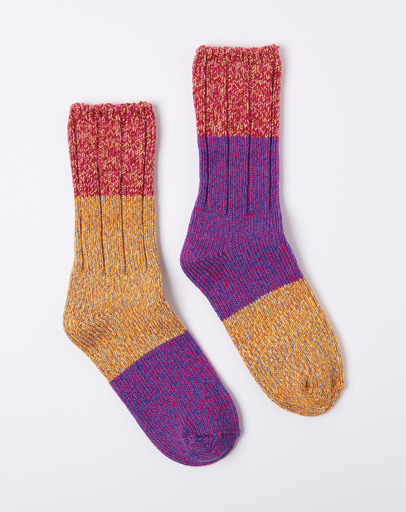 Kapital Asymmetry Gogh Socks in Pink