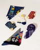 Kapital Fringe Bandana Stole in Purple