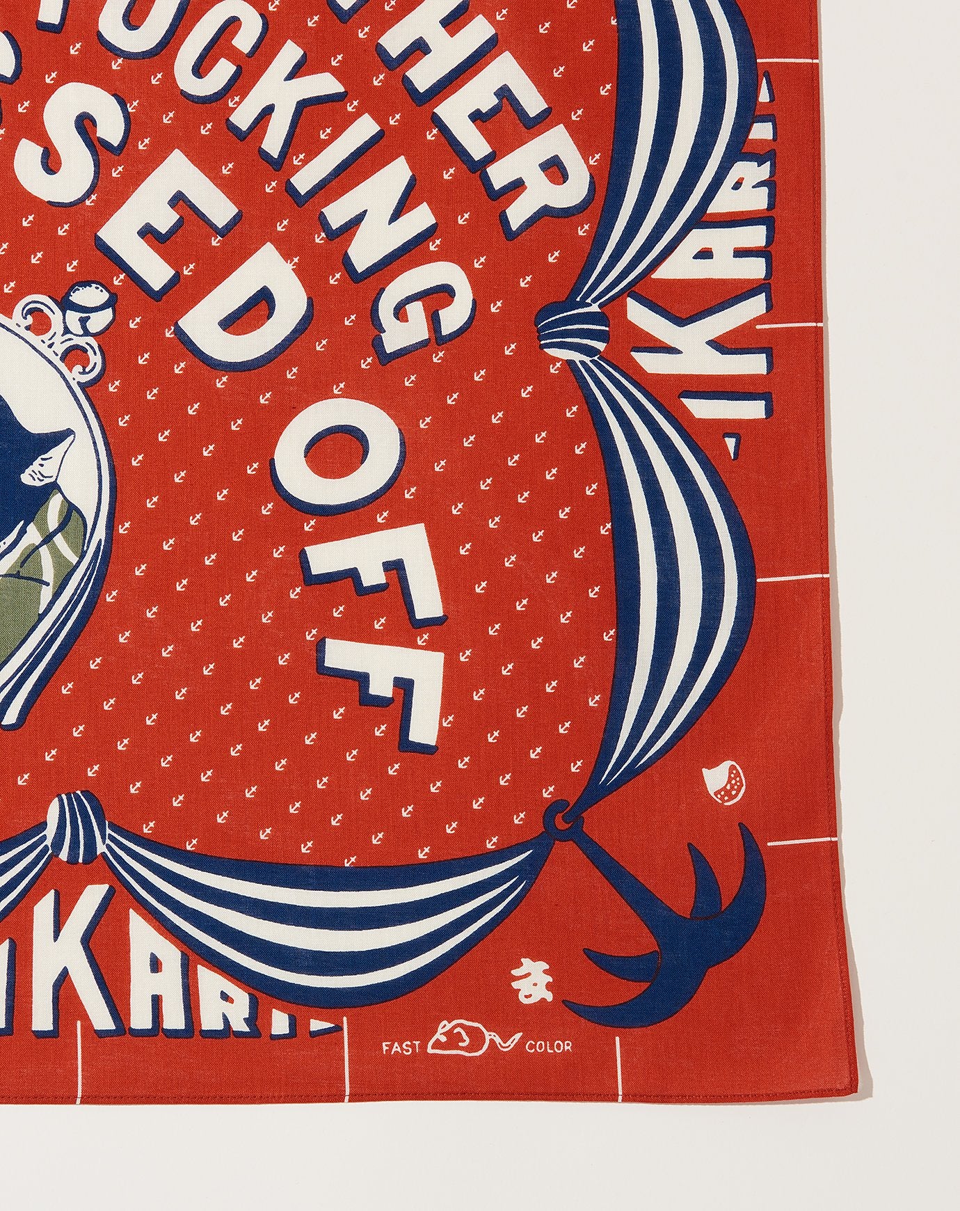 Kapital Ikuri Makuri Bandana in Red