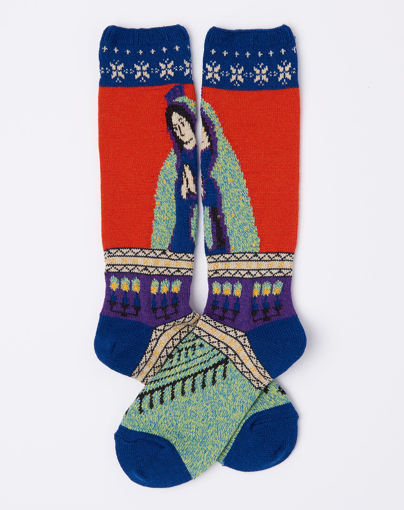 Kapital Short Maria Socks in Blue