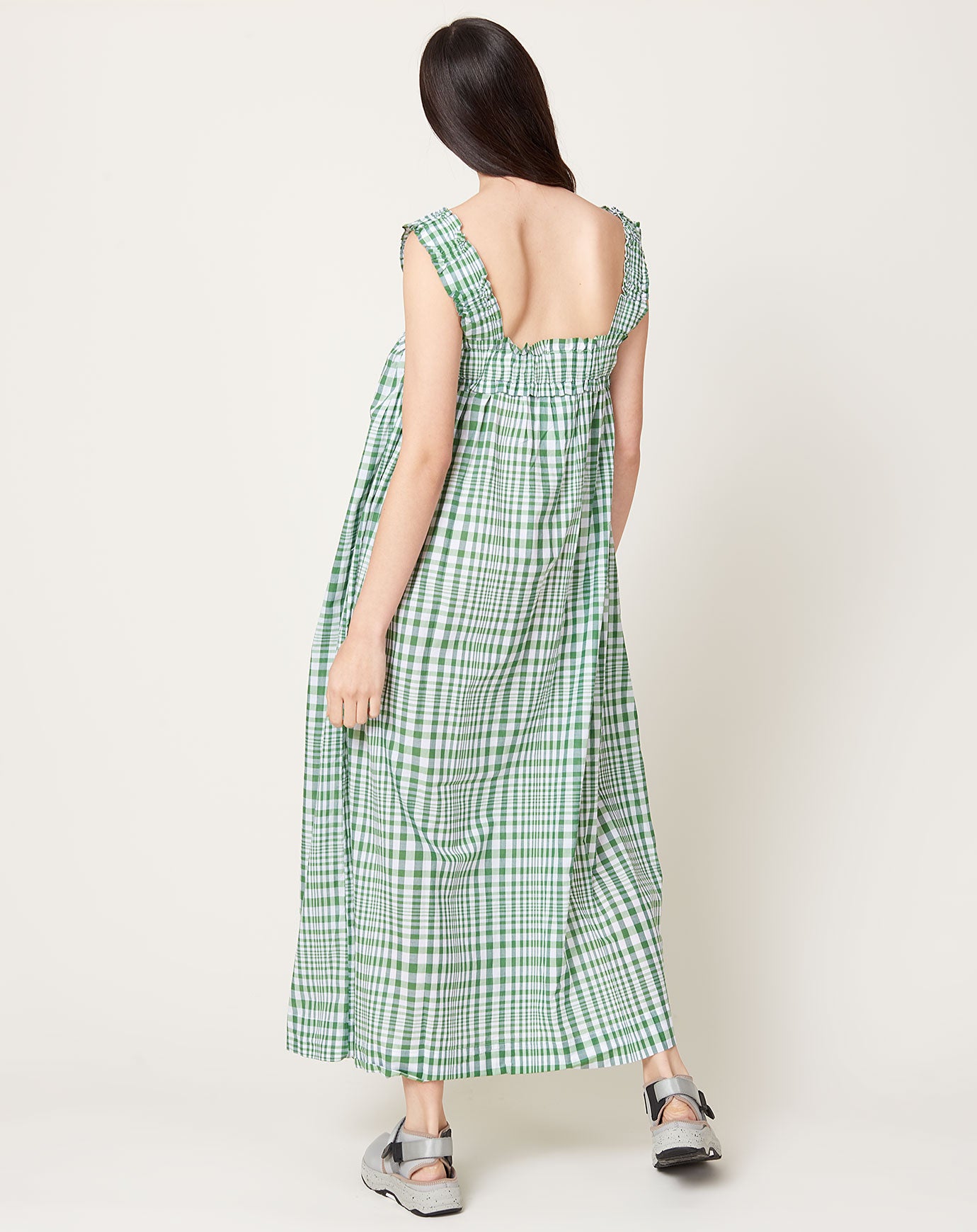 Kowtow Orchard Dress in Field Check