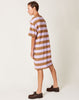 Kowtow T-Shirt Dress in Lilac Earth Stripe