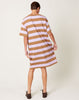 Kowtow T-Shirt Dress in Lilac Earth Stripe