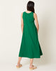 Kowtow Tank Swing Dress in Evergreen