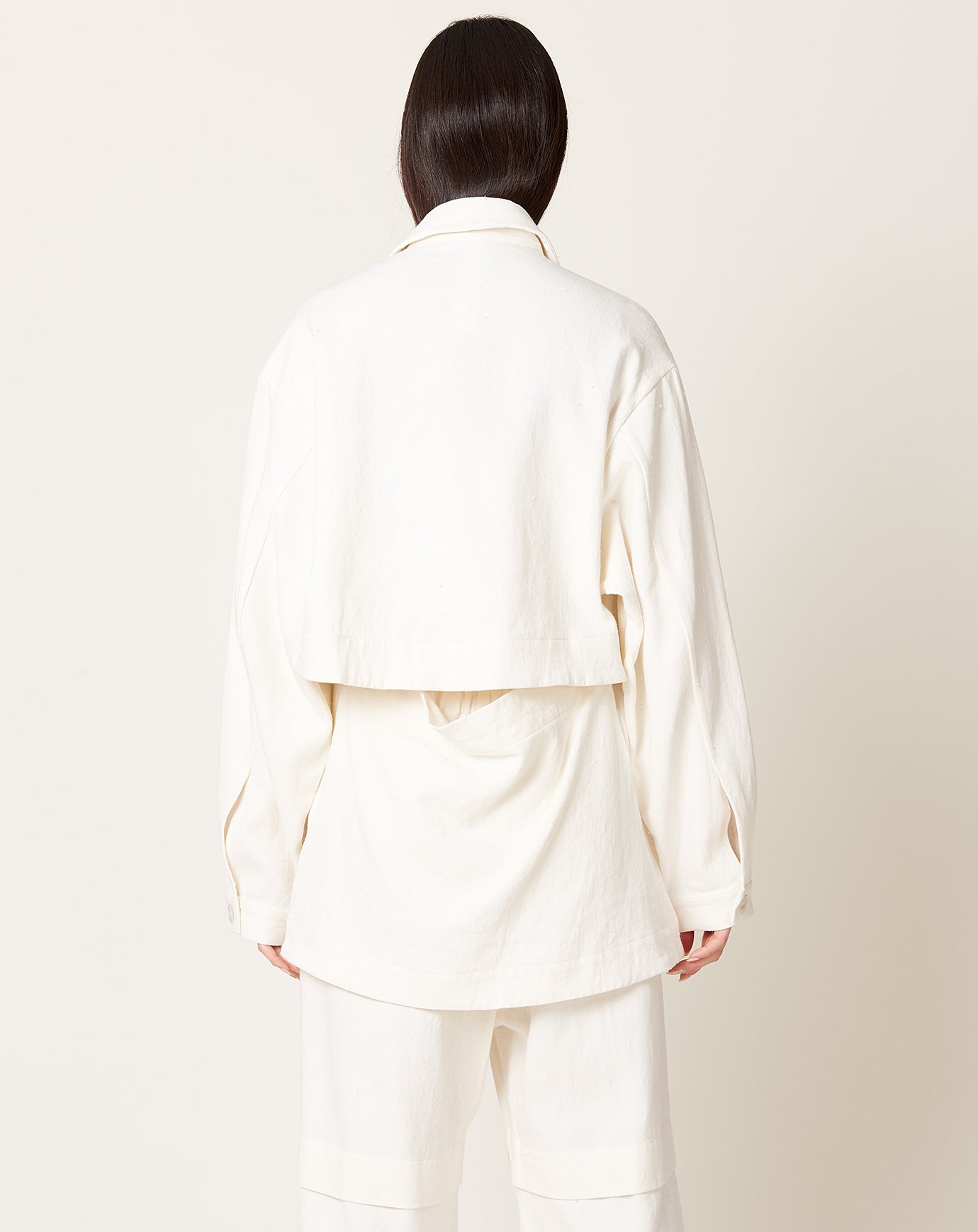 Lauren Manoogian Split Jacket in Ivory