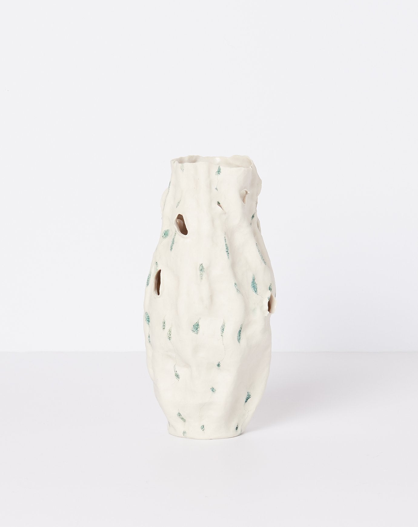 Lily Fein Green Dots Vase