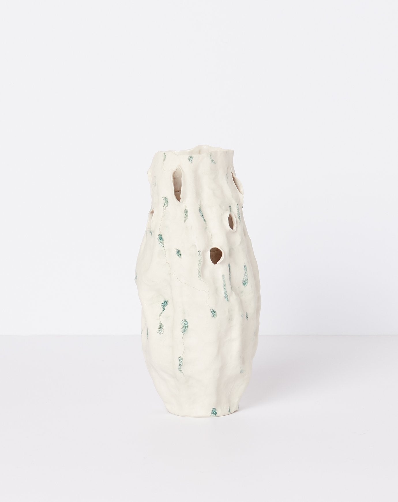 Lily Fein Green Dots Vase