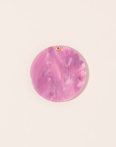 Circle Mirror in Orchid