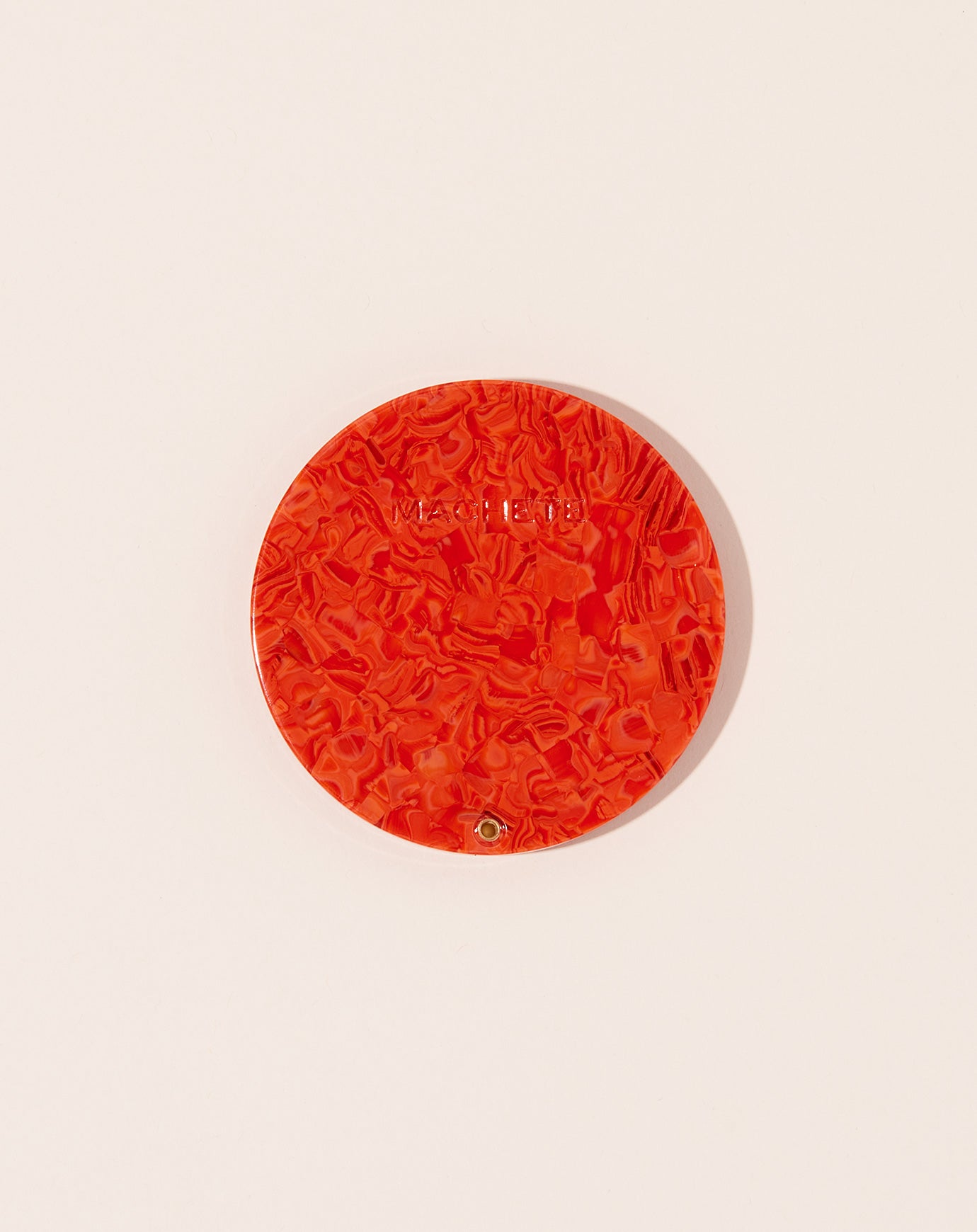 Machete Circle Mirror in Poppy