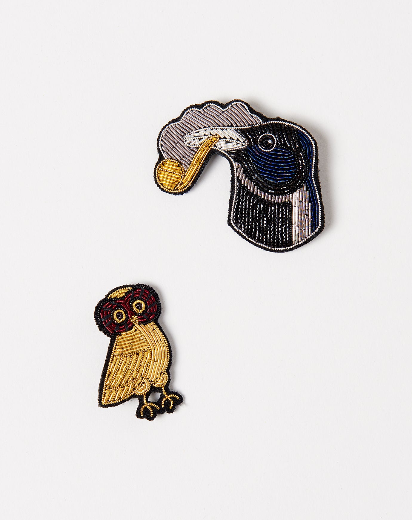 Macon Et Lesquoy Greek Owl Pin