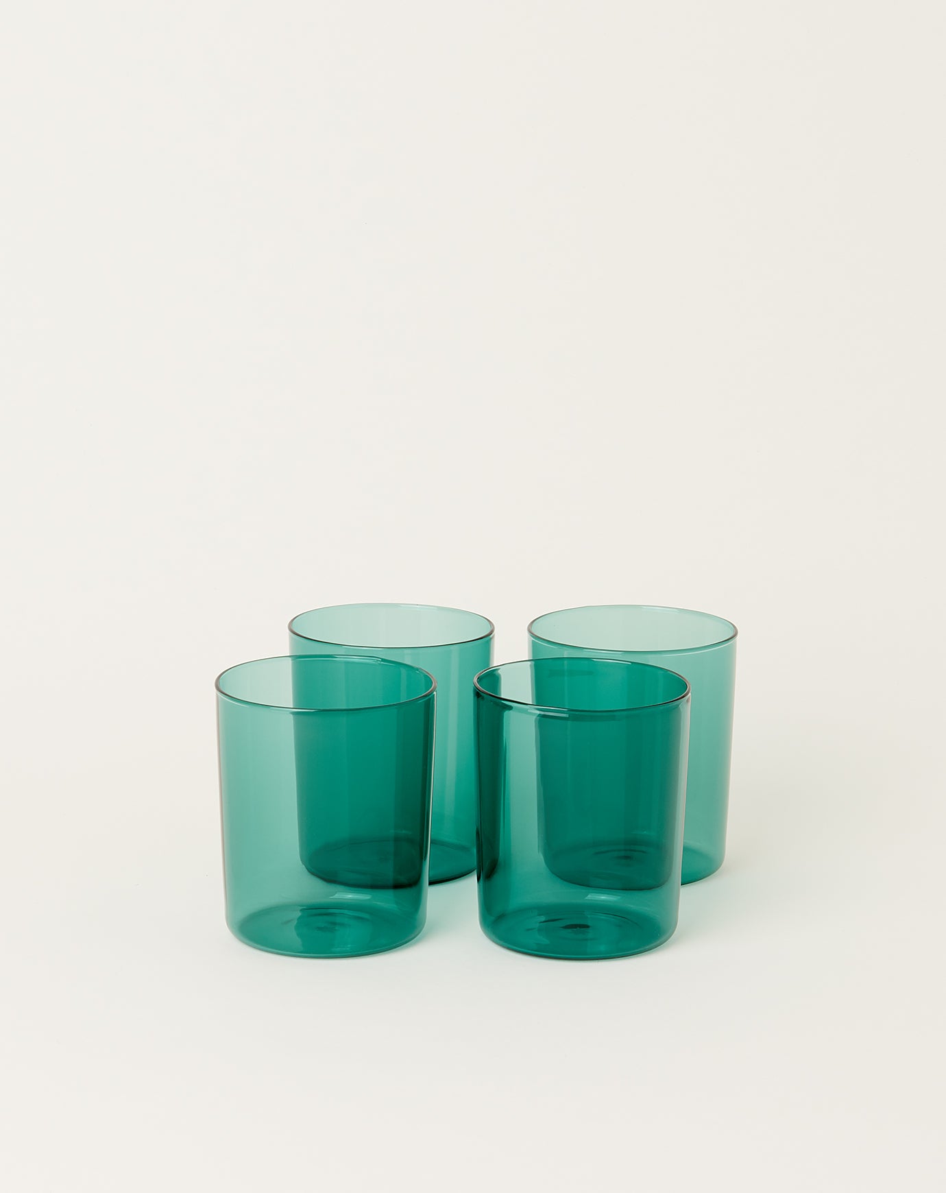 Maison Balzac Set of 4 Goblets in Teal