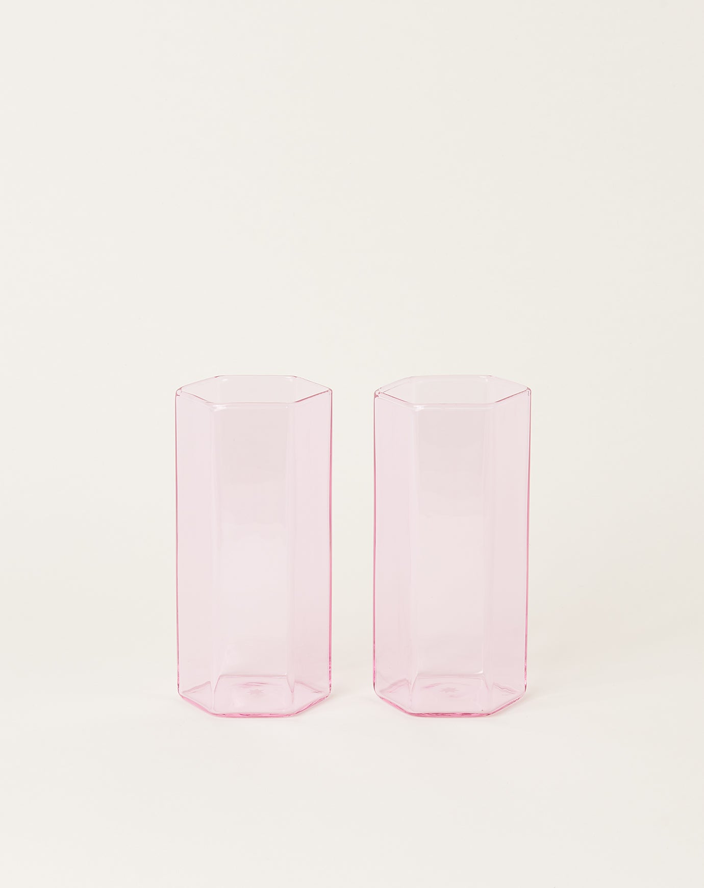 Maison Balzac Coucou Tall Glass Set in Pink