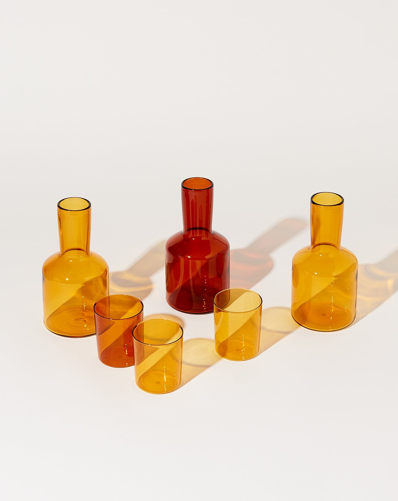 Maison Balzac Carafe Set in Amber