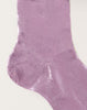 Maria La Rosa Laminated One Socks in Lilla