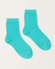 Maria La Rosa One Ankle Socks in Tiffany