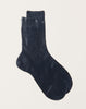 Maria La Rosa One Ribbed Laminate Socks in Fumo