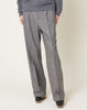 Maria McManus High Waisted Pleat Front Pant in Grey