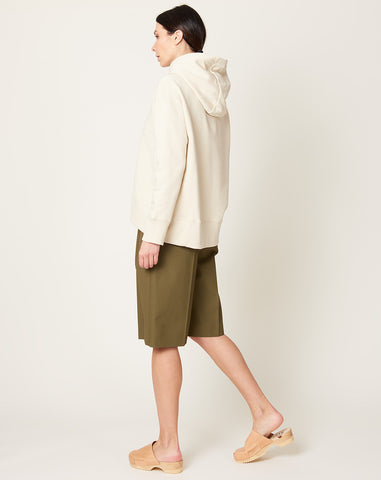 Mid Rise Skater Short in Loden Green