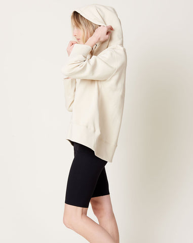 Trapeze Hoodie in Ecru