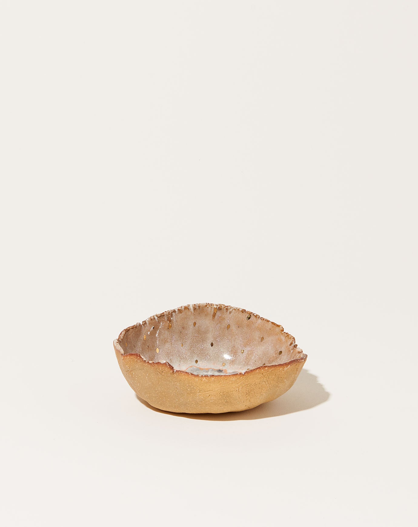 Minh Singer Mini Iceland Dish in Northern Lights with Gold Dots