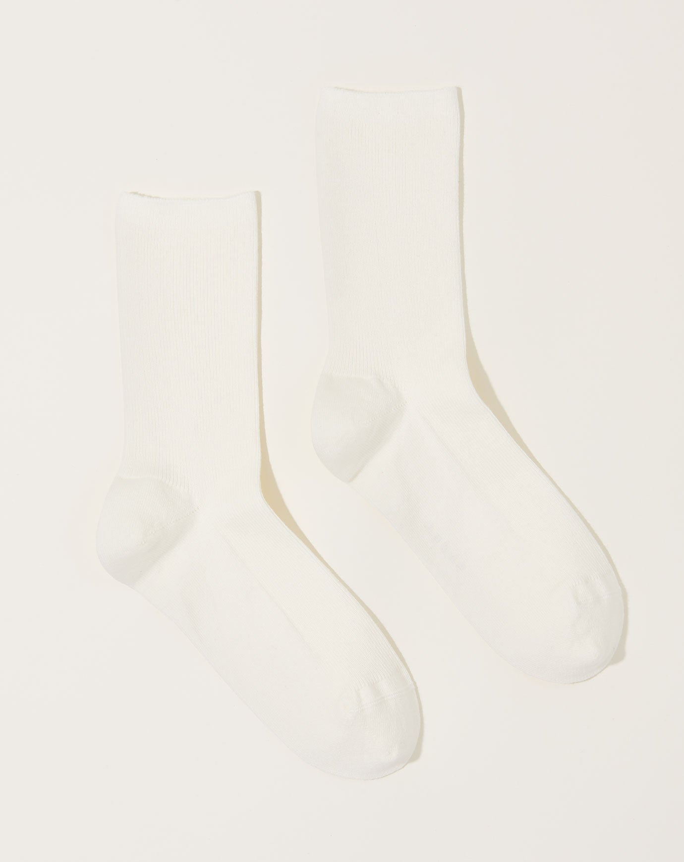 Nishiguchi Kutsushita American Sea Island Cotton Socks in Ivory