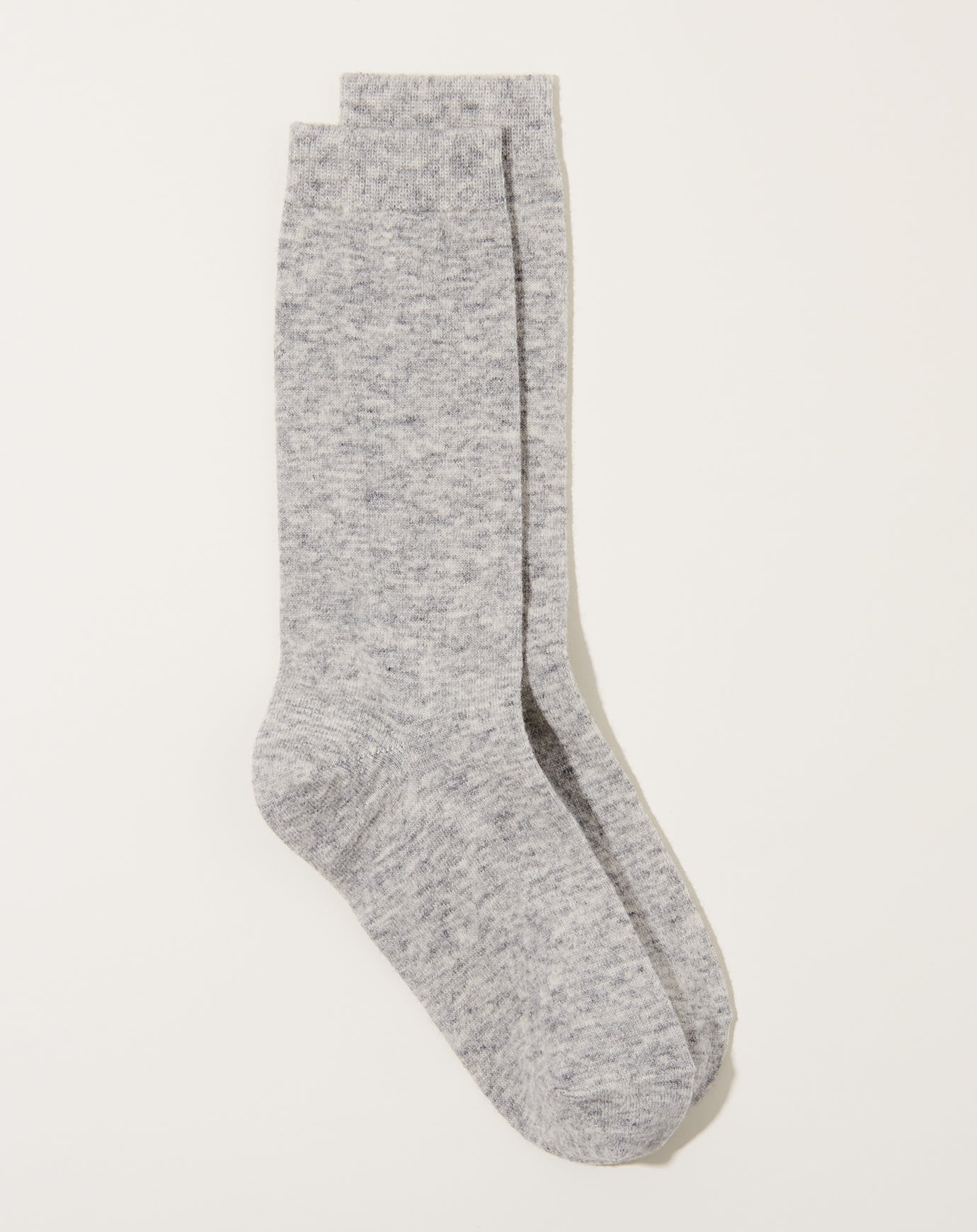 Nishiguchi Kutsushita Cashmere Wool Socks in Light Grey