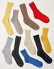 Nishiguchi Kutsushita Cashmere Ribbed Socks in Charcoal